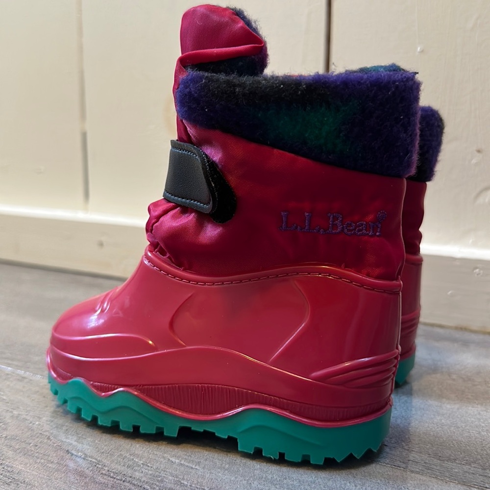 LL Bean Vintage Toddler Slip On Boots